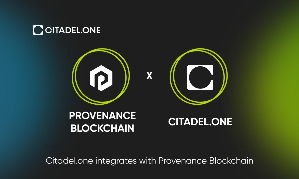 Citadel.one Super App Now Connected to Provenance Blockchain
