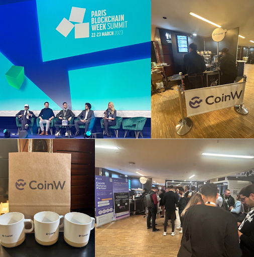 A stunning debut at the Paris Blockchain Week Summit, CoinW accelerates the development of European Web3 markets