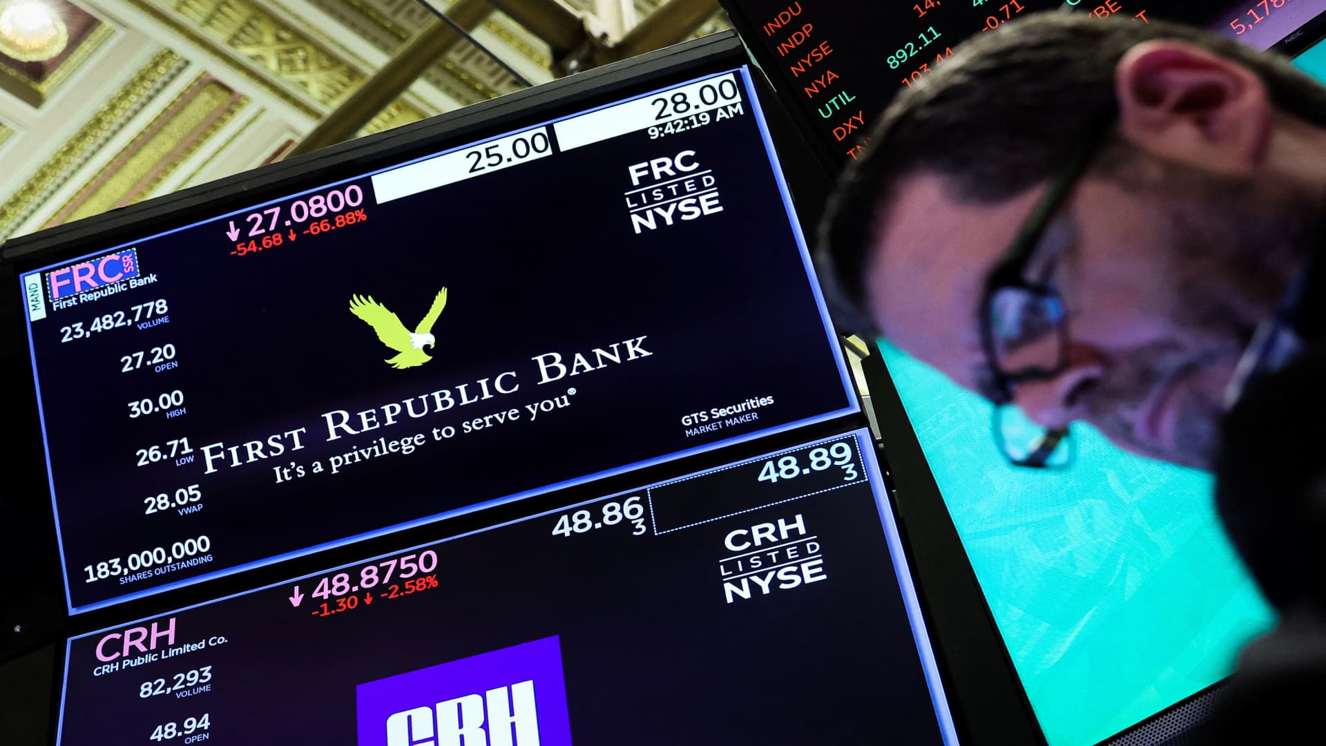 First Republic continues tanking, but other regional banks are rallying on Monday