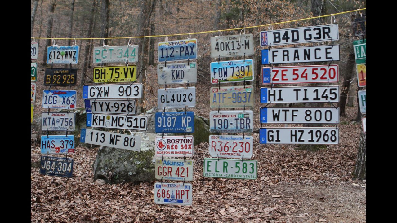 If accepted into the race, runners get a "letter of condolence." They're told the date of the race and must bring a license plate of some variety to the race site.