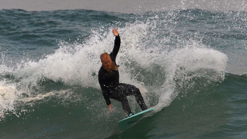 Aussie surfer sets record with mammoth 30-hour surfing session, then goes back for more