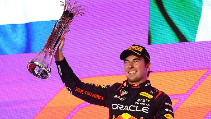 Sergio Perez wins the Saudi Arabian Grand Prix, leading home another Red Bull one-two