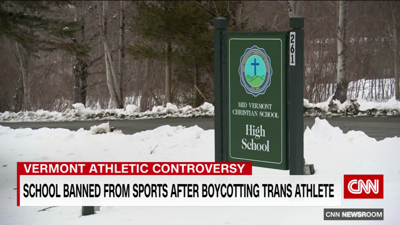 School banned from sports after boycotting trans athlete