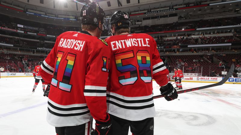 Chicago Blackhawks won’t wear Pride warmups because of security concerns