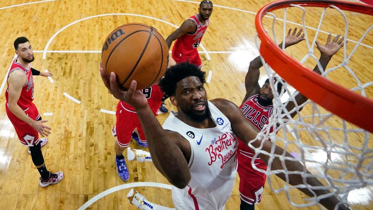 Embiid is topping the scoring charts for the second year running.