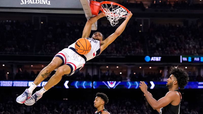 Connecticut routs San Diego State to win its fifth NCAA men’s basketball title after dominating tournament