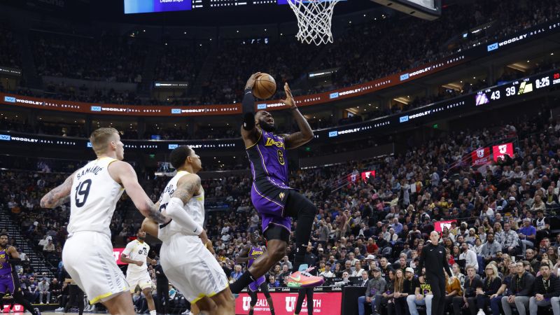 LeBron James hailed as the ‘GOAT’ by his Los Angeles Lakers teammates after a crucial 135-133 road win