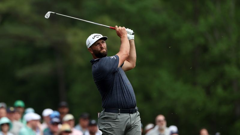 The Masters: Rahm reverses horror start to tie Koepka and Hovland for first round lead