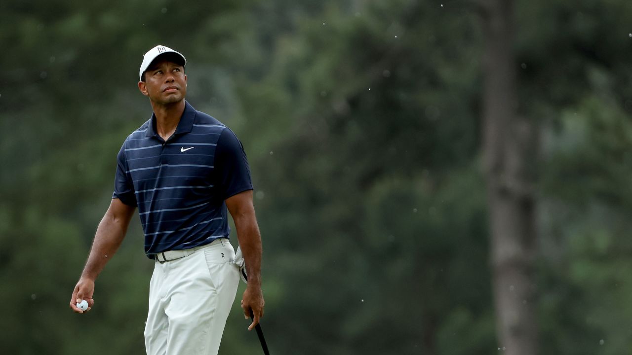 Tiger Woods could miss the cut at Augusta for the first time as a professional.