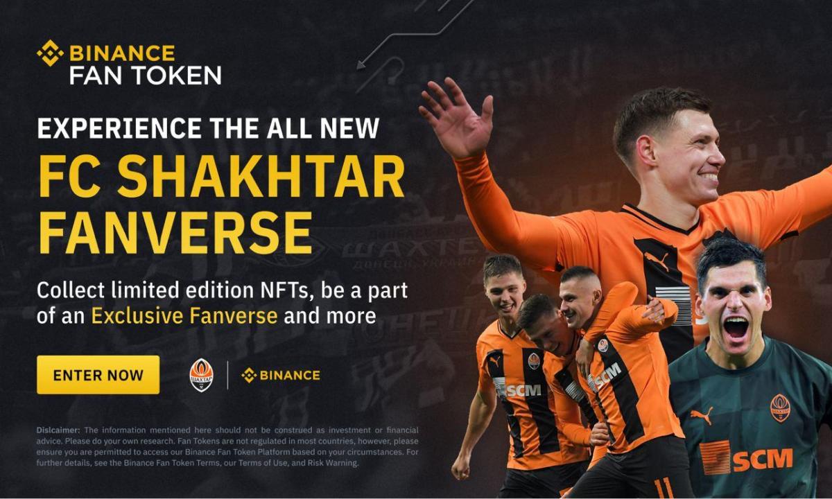 Binance Introduces New Fan Engagement Platform for Ukrainian Football Team FC Shakhtar