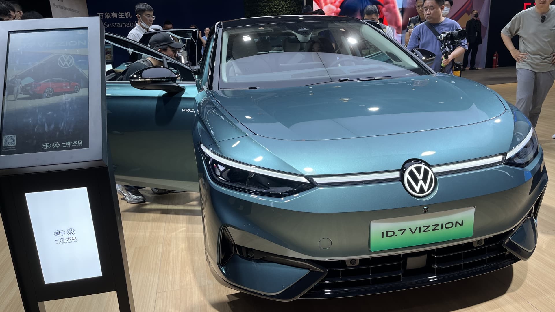 Volkswagen takes on China’s EV market with a higher-end car and $1 billion investment