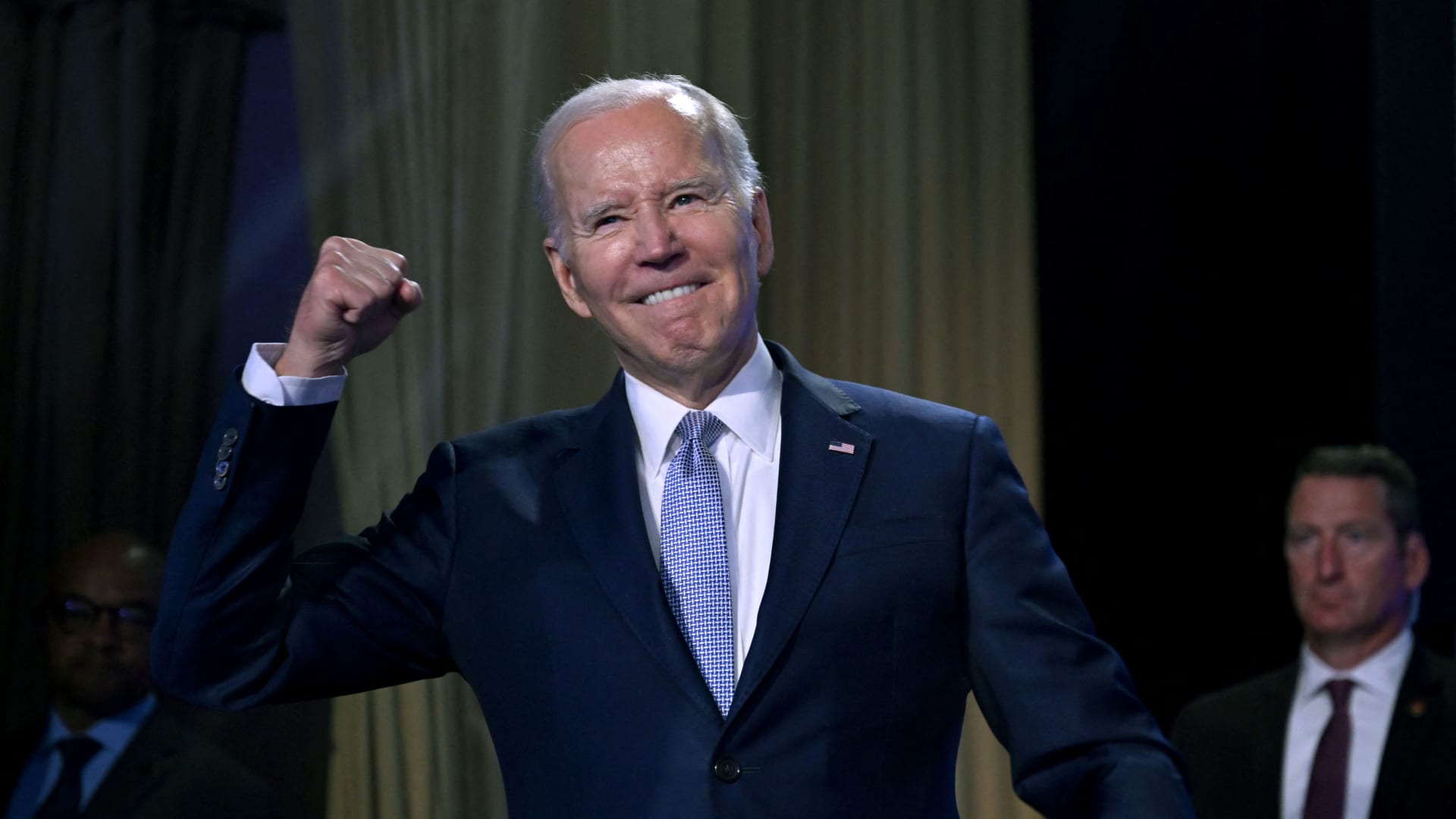 Biden vows to ‘finish the job’ on the economy in first speech since launching 2024 campaign