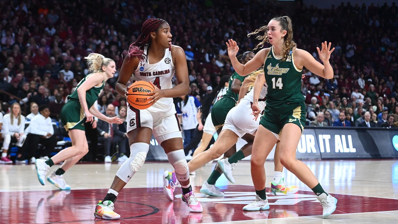 Boston was brilliant throughout her college career with the South Carolina Gamecocks.