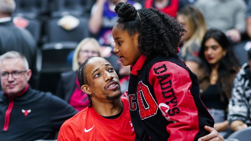 DeMar DeRozan’s daughter becomes star of Chicago Bulls’ Play-In victory with screams to put off Toronto Raptors free throw attempts