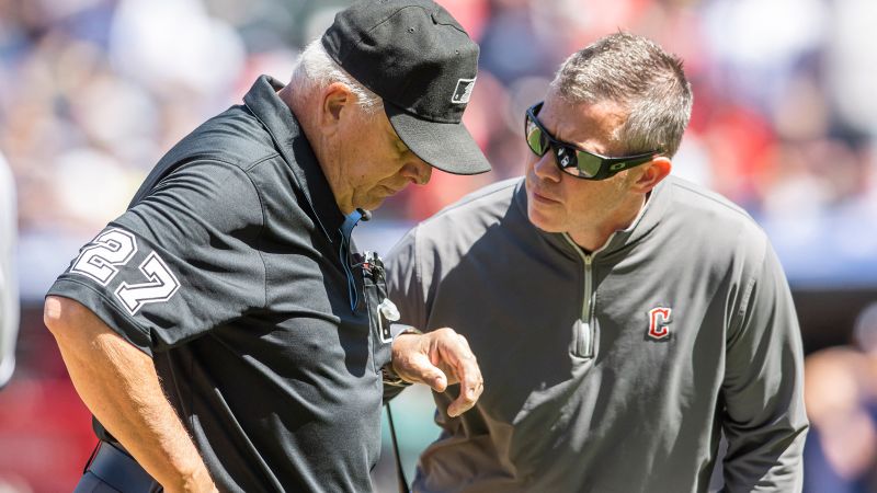 MLB umpire Larry Vanover hospitalized after getting hit in head by throw during Yankees-Guardians game