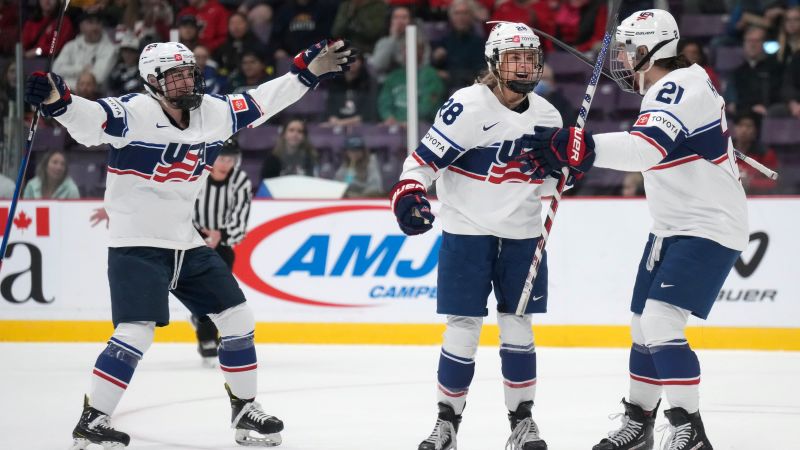 US to face Canada in women’s world ice hockey final