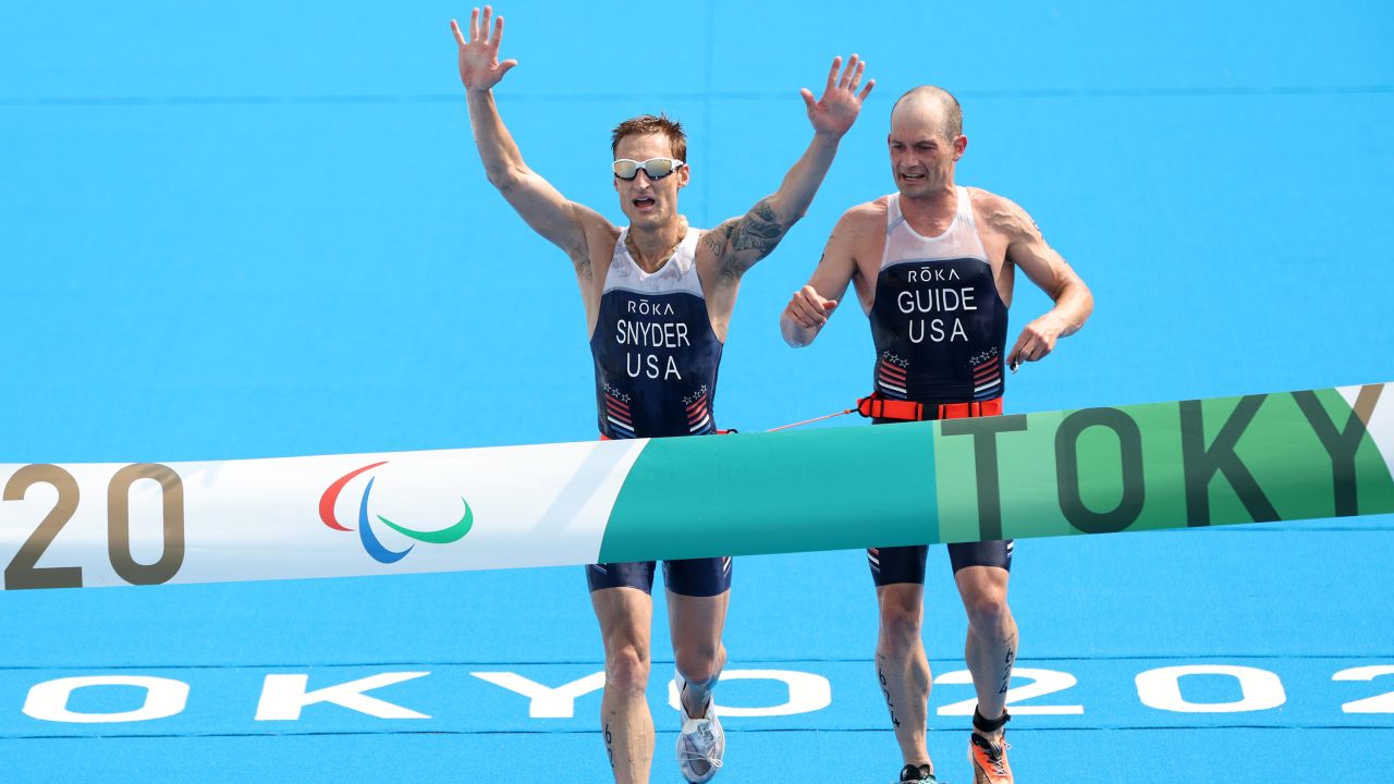 Brad Snyder (L) told CNN Sport that he found the TikTok video involving him funny.