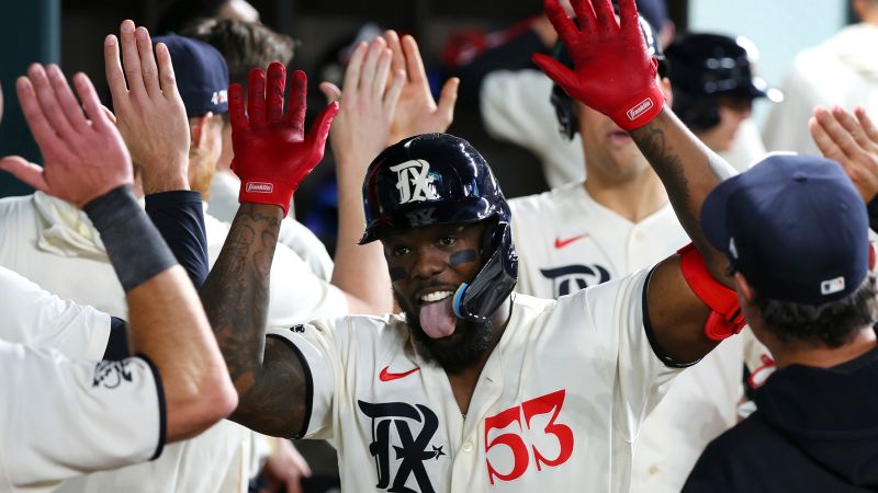 ‘Incredible’ Adolis García makes history with three home runs and 8 RBIs in Texas Rangers 18-3 demolition of Oakland As