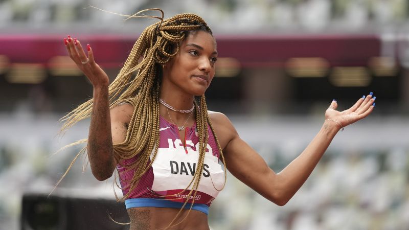 US long jumper Tara Davis-Woodhall stripped of national title after positive cannabis test