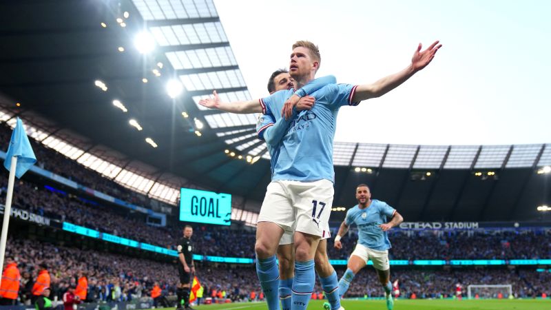 Manchester City vs. Arsenal: Kevin De Bruyne inspires Premier League champion to key title race victory over Arsenal