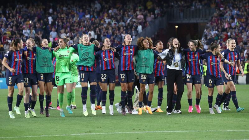 Barcelona reaches third straight Women’s Champions League final with draw against Chelsea