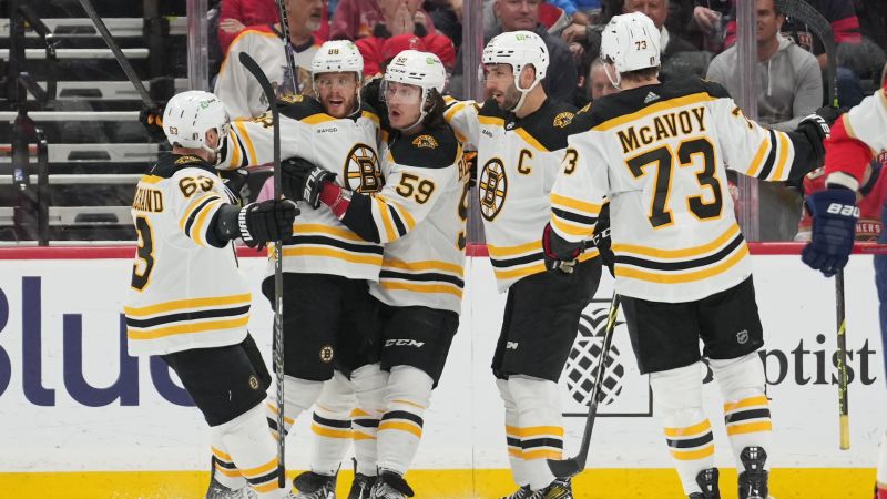 David Pastrnak scores outrageous between-the-legs goal but Florida Panthers stun Boston Bruins