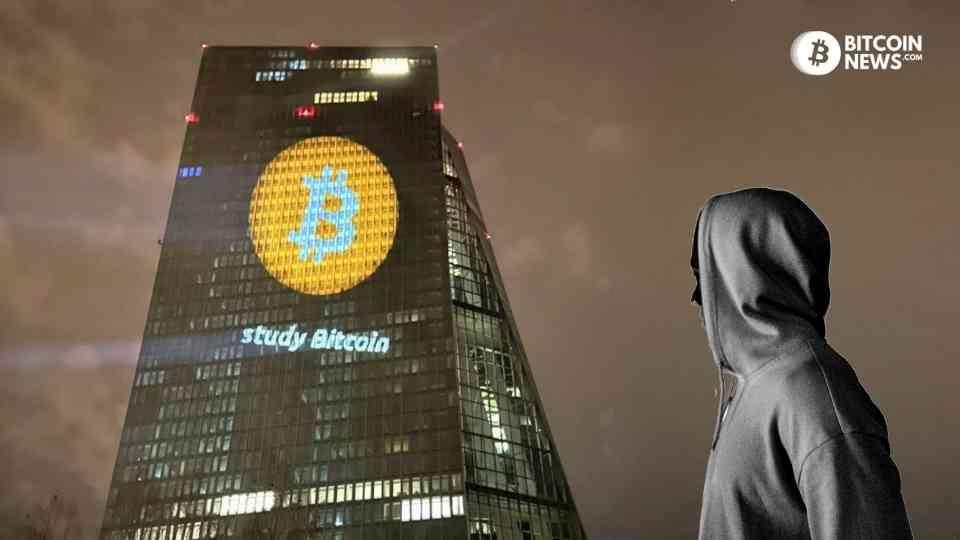 Who Projected The Bitcoin Logo On The ECB Tower?