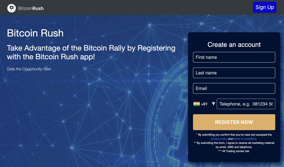 Bitcoin Rush Review – Scam or Legitimate Trading Software