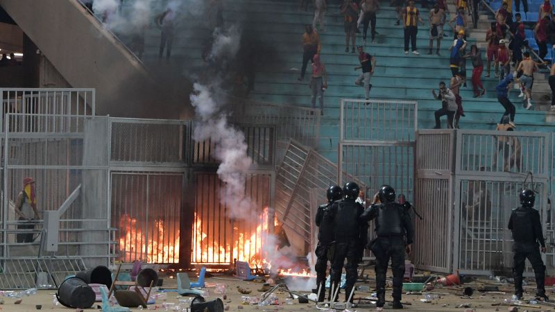 African soccer’s governing body condemns fan behavior following death of supporter at Champions League game