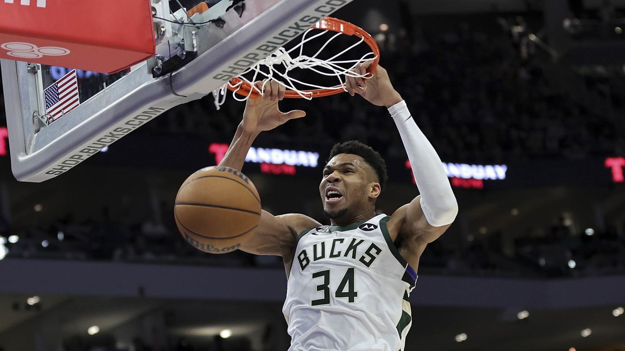 Antetokounmpo led the Bucks to the NBA's best regular season record.