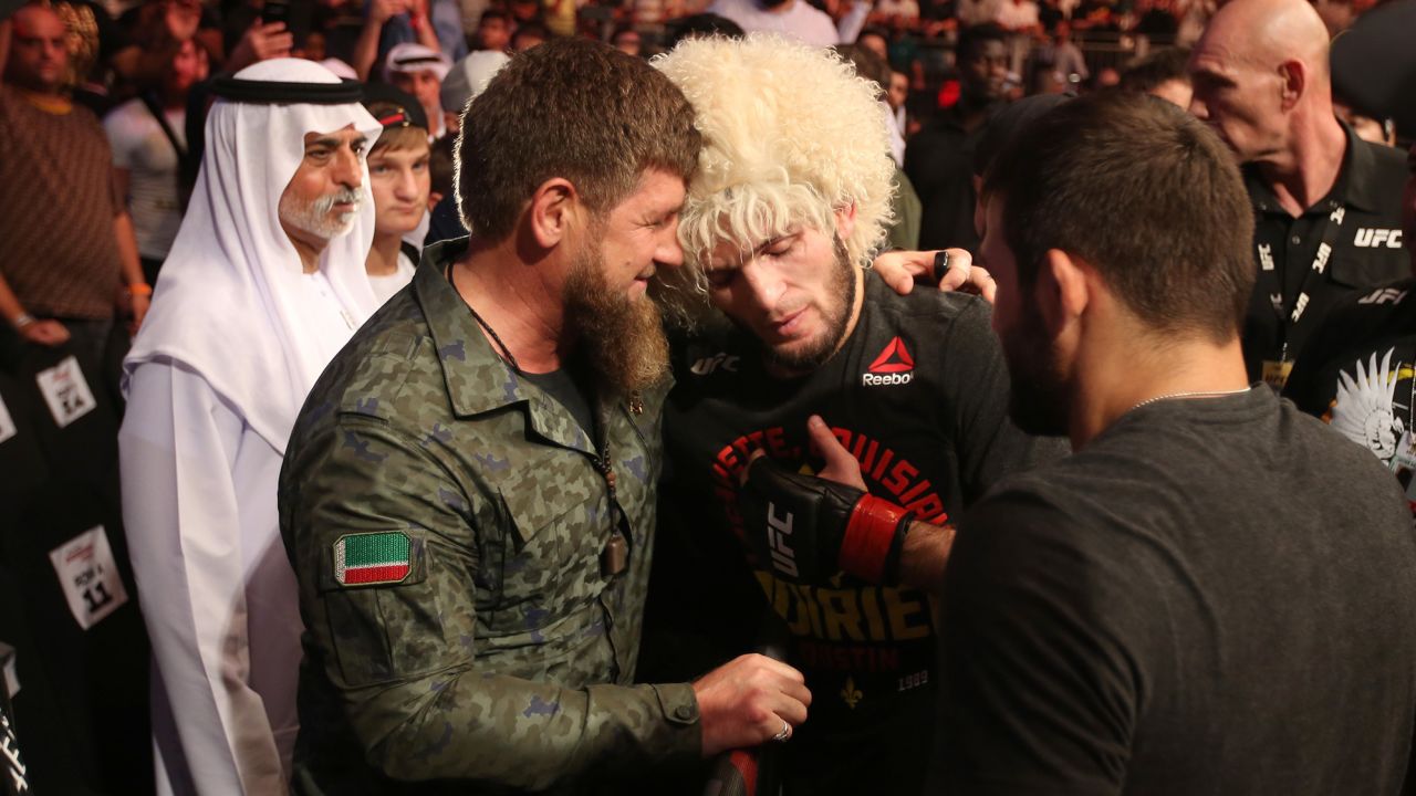 Kadyrov congratulates Nurmagomedov for his victory over Poirier.