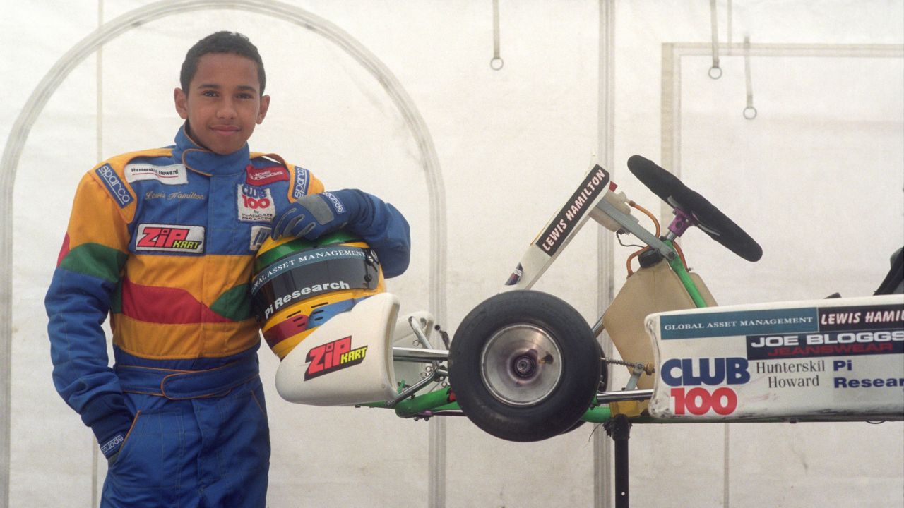 Hamilton always dreamed of making it big in motorsport.