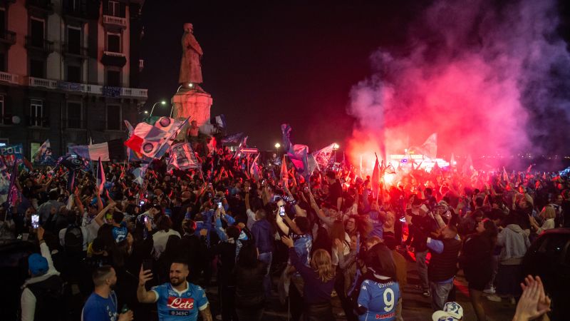 Man dies from gunshot wounds during Napoli’s Serie A celebrations