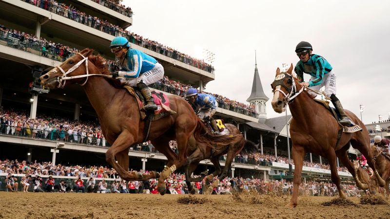 Mage wins the 149th Kentucky Derby