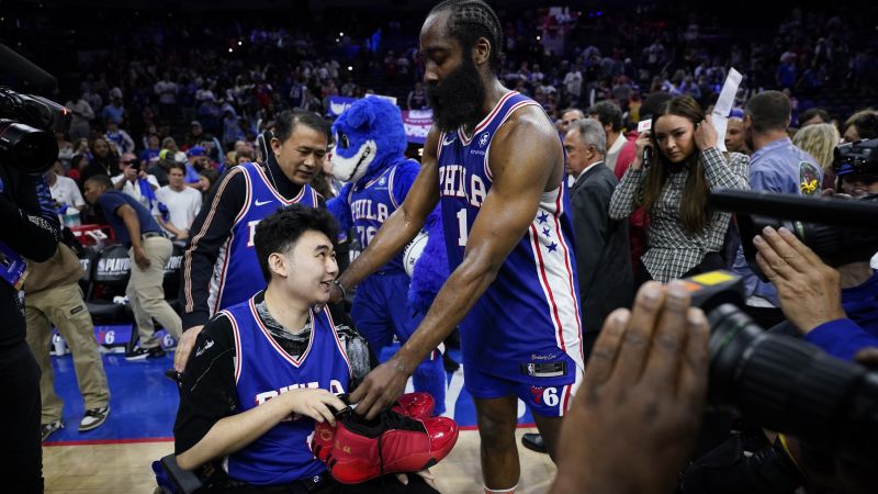 James Harden fulfills promise to Michigan State shooting survivor; scores 42 points in 76ers’ Game 4 win over Celtics