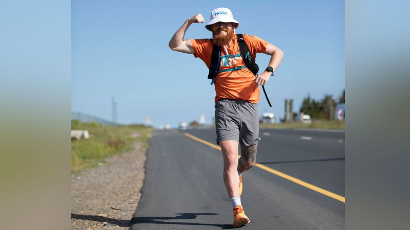 How one man is attempting to run the length of Africa … in just 240 days