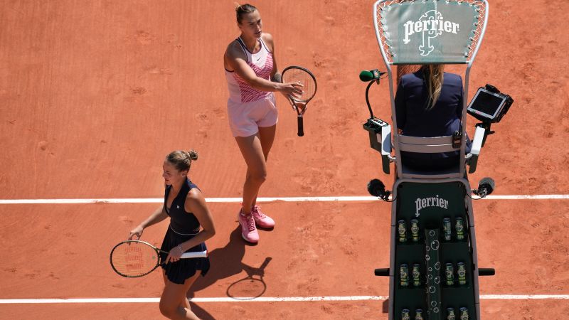 French Open crowd boos as Ukraine’s Marta Kostyuk refuses to shake hands with Belarusian Aryna Sabalenka