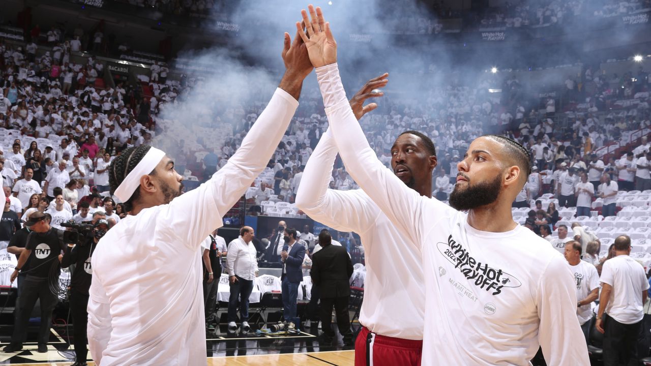 Miami role players Gabe Vincent and Caleb Martin have been clutch for the Heat.