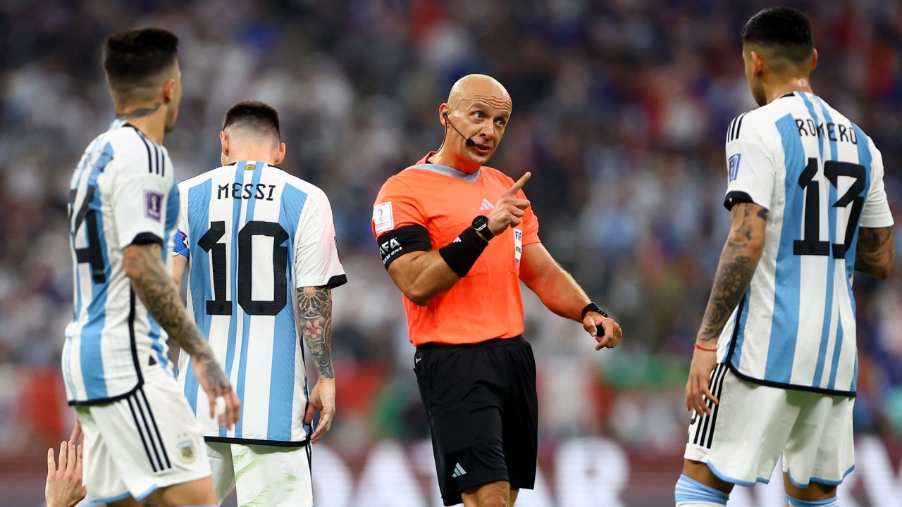 Marciniak officiated the World Cup final between Argentina and France in December, 2022.