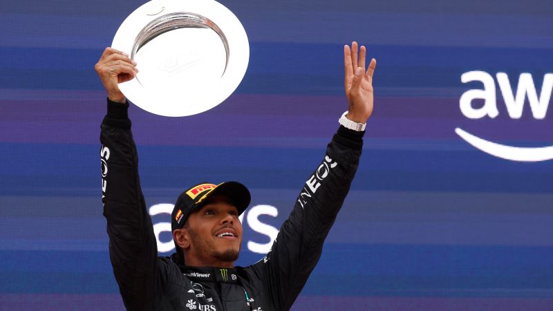 Lewis Hamilton lauds ‘amazing result’ for Mercedes with first double podium of the year, as Max Verstappen wins the Spanish Grand Prix