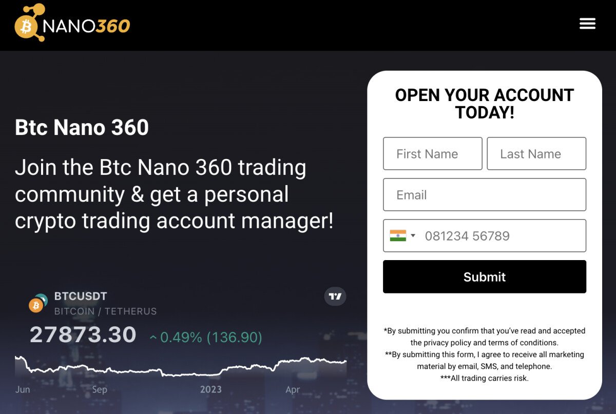 Btc Nano 360 Review – Scam or Legitimate Trading Software