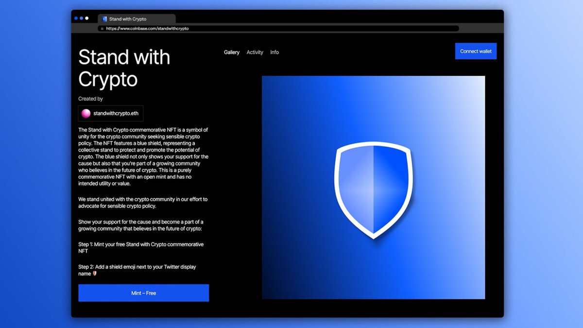 Crypto Community Adopts ‘Stand With Crypto’ NFT After SEC Sues Binance and Coinbase