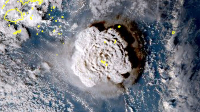 The Hunga Tonga eruption sparked the highest-altitude lightning ever recorded