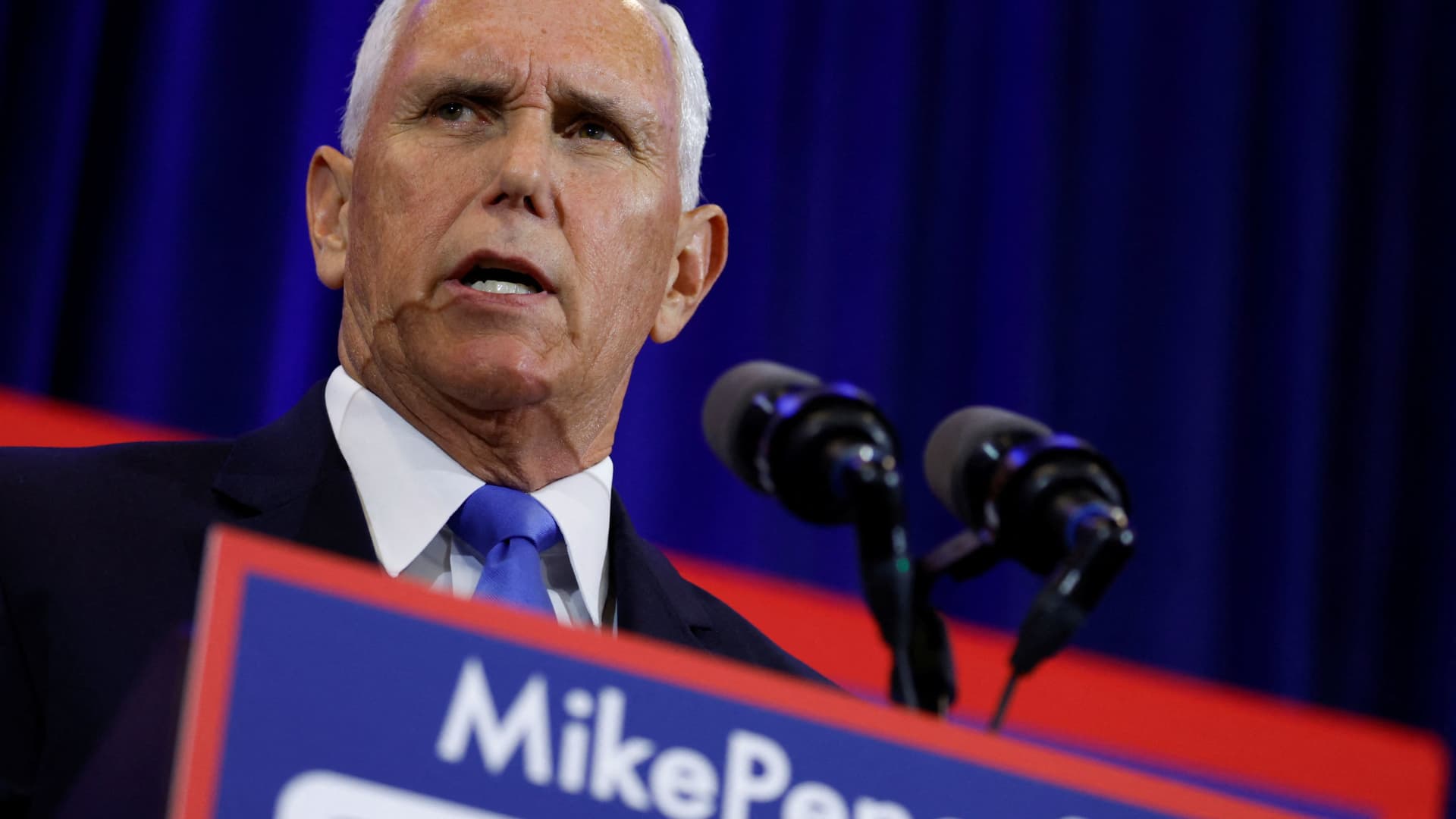 Pence hits Trump harder than ever as he kicks off his 2024 campaign