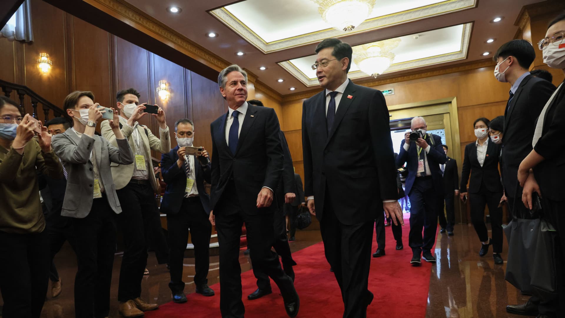 Blinken meets Chinese Foreign Minister Qin Gang on high-stakes diplomatic trip to Beijing