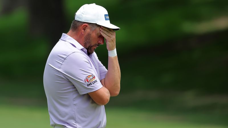 Emotional club pro Michael Block toils during 11-over first round at Charles Schwab Challenge