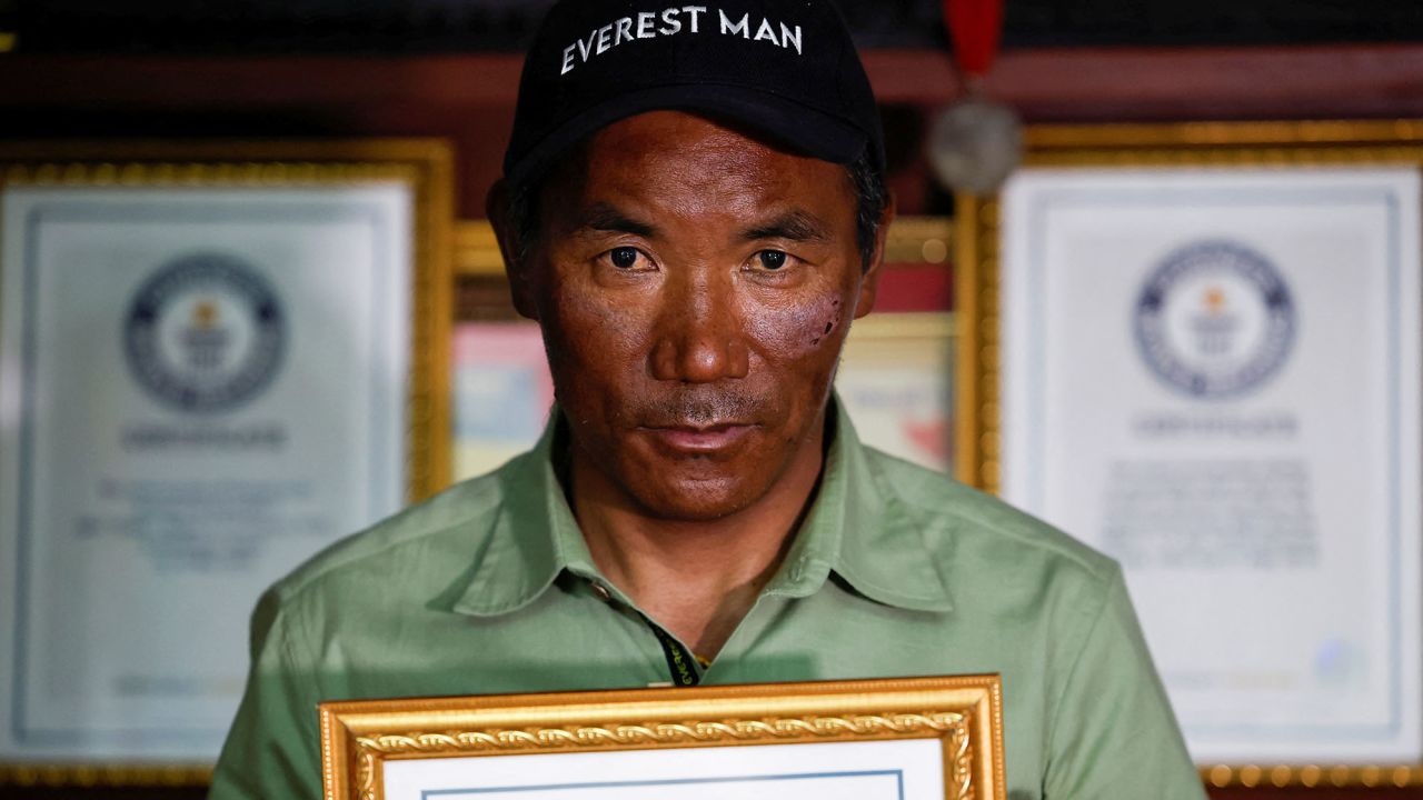 Kami Rita has climbed Mount Everest a record 28 times.