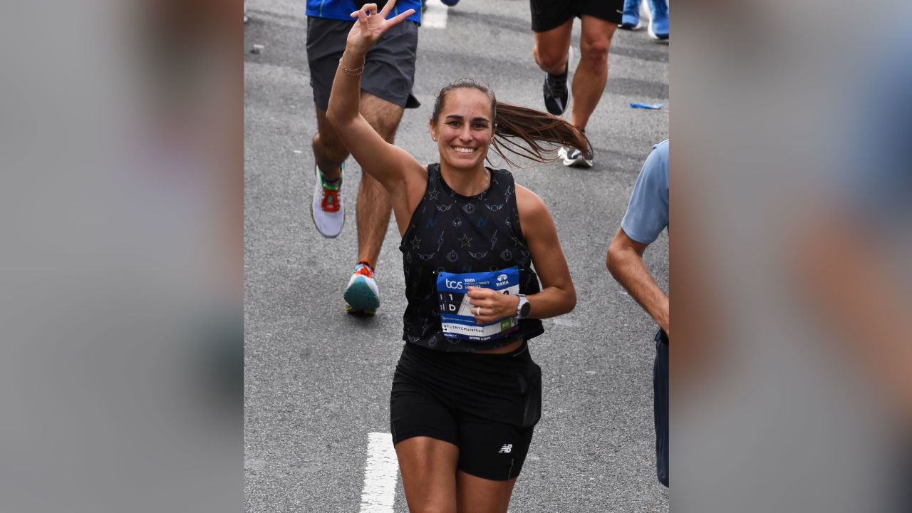 Puig competes at last year's New York City Marathon.