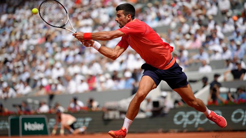 Novak Djokovic reaches French Open final after beating Carlos Alcaraz