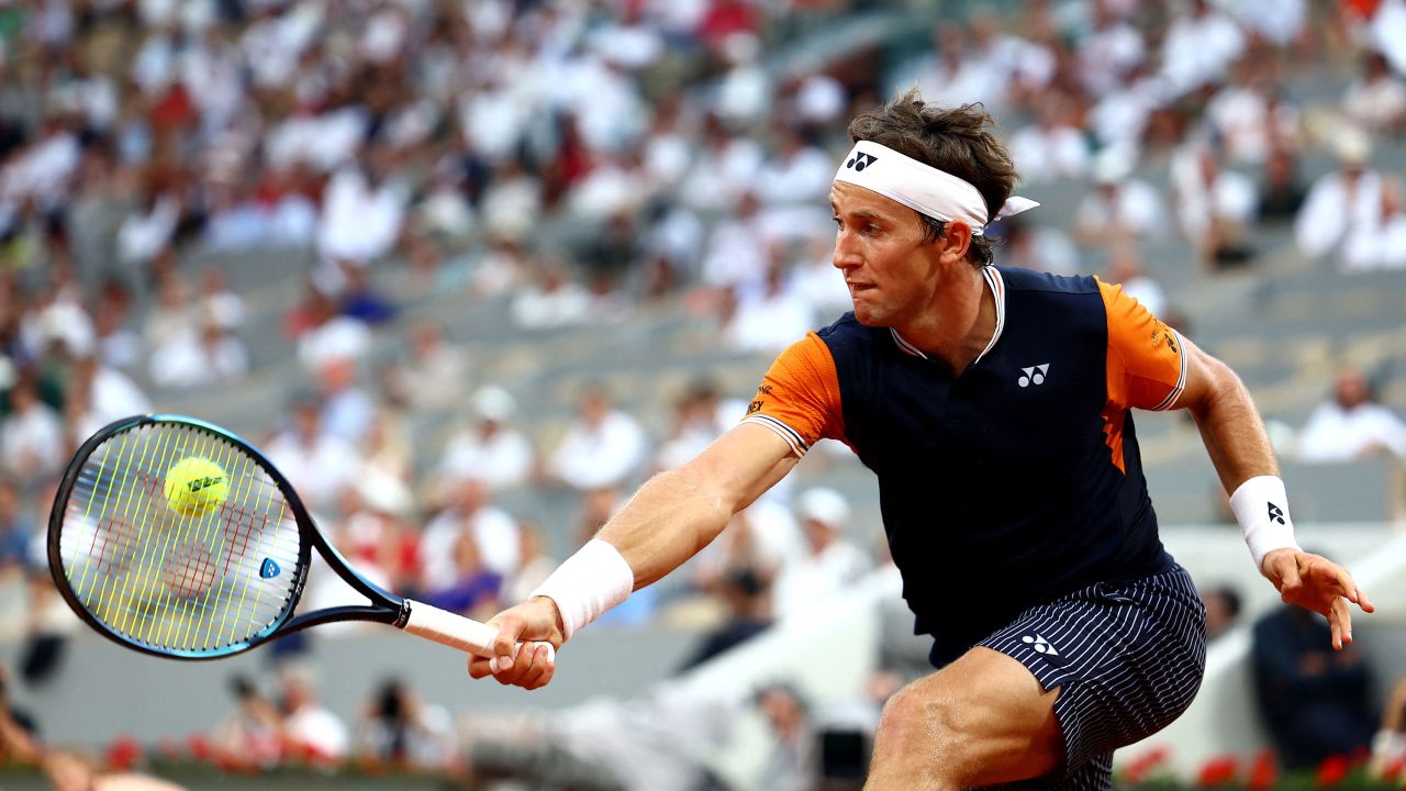 Casper Ruud was defeated by Nadal in last year's French Open final.